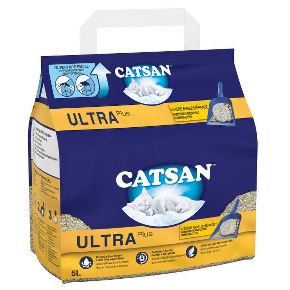 Catsan Ultra Clumping Odour Control Cat Litter - 5L_0